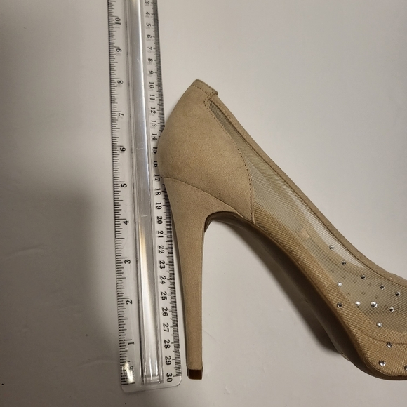 GUESS NUDE SPARKLE HEELS SIZE 10​ - Picture 9 of 9